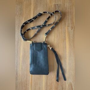 Aimee Kestenberg Out of Office Leather Phone Crossbody Bag Like New